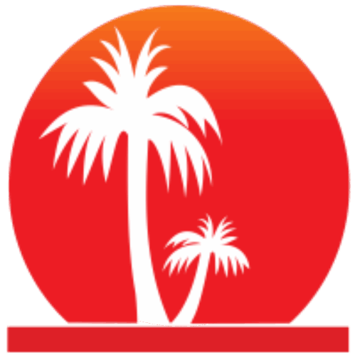residential painting logo with white trees