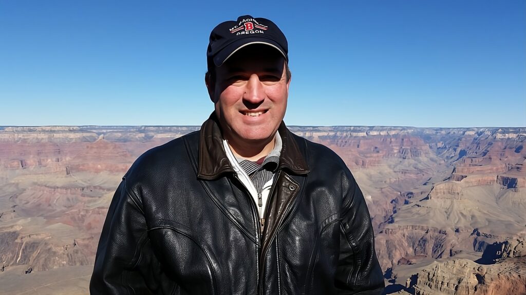 A photo of the owner of Sun Palms Painting, Tim Berg, who offers affordable house painting